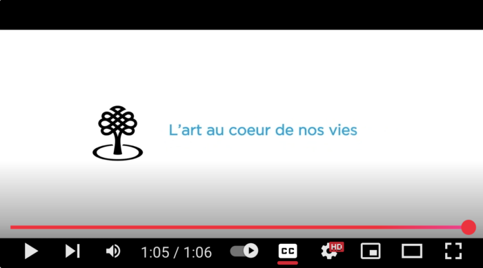 Vidéo du Conseil des arts du Canada sur le rôle de l'art dans la société